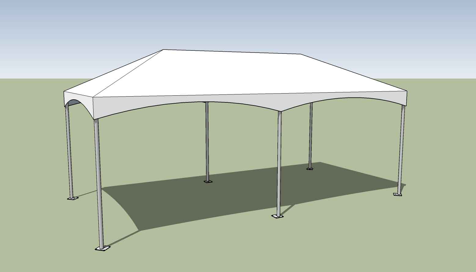 10x20 frame tent